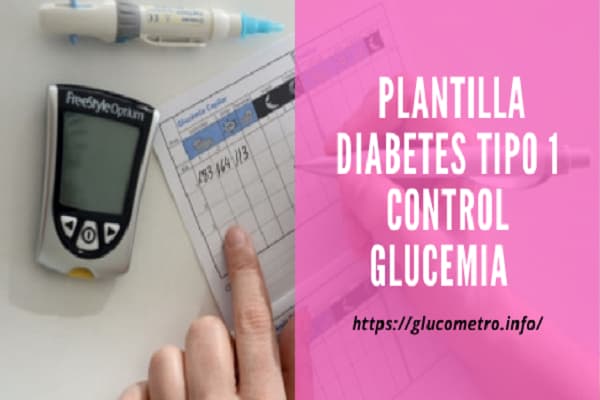 Plantilla Diabetes Tipo 1 Control Glucemia